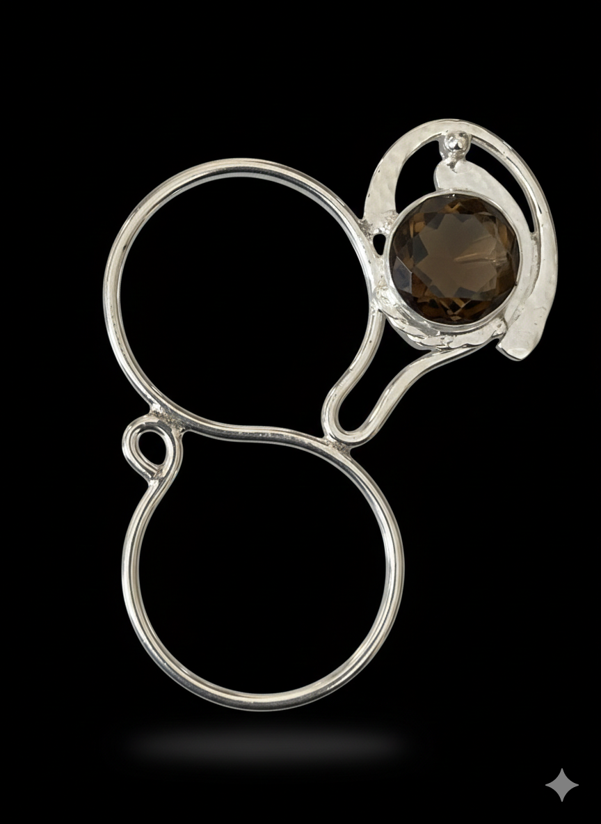 Scarf ring figure 8 large