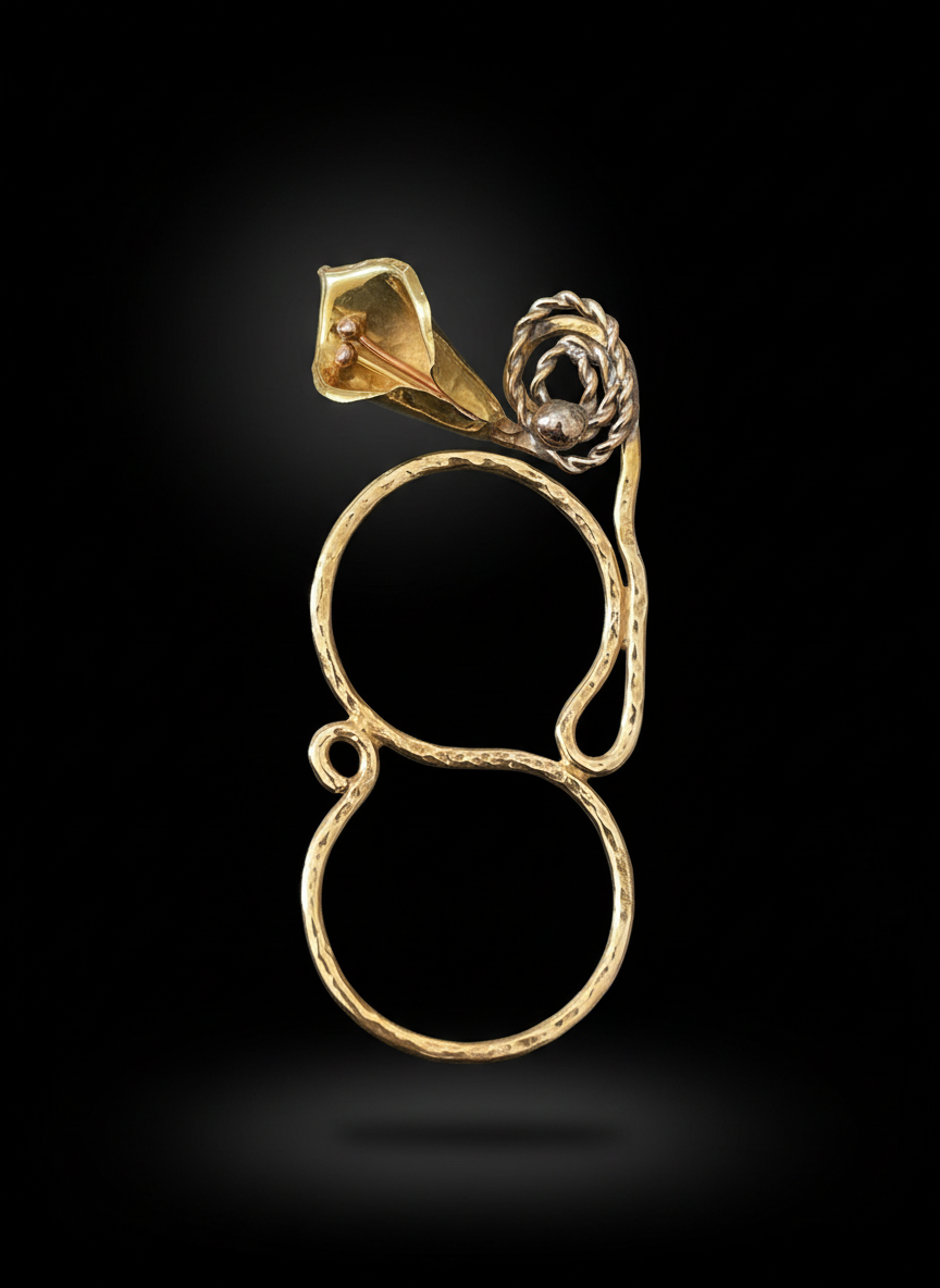 Scarf ring figure 8 large