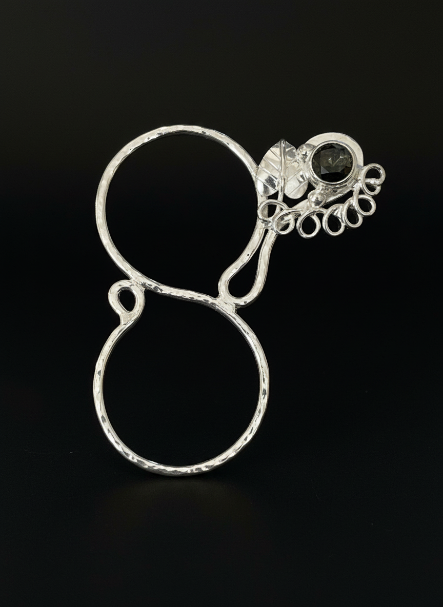 Scarf ring figure 8 large