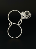 Scarf ring figure 8 large
